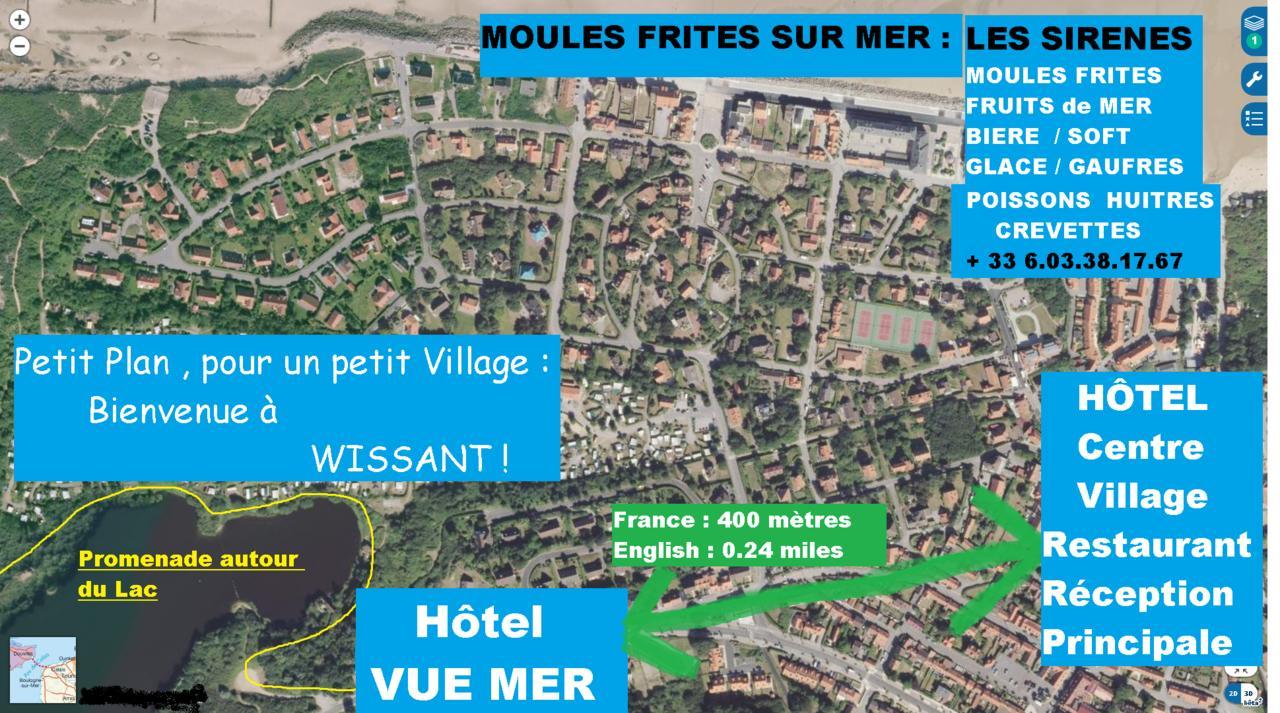 Hotel Le Vivier Wissant - Centre Village - Cote D'Opale - Baie De Wissant - 2Caps Exterior foto